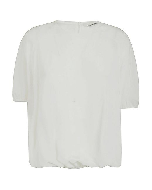Liviana Conti White Silk Shirt