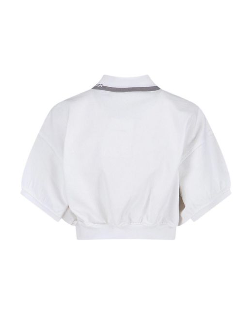 Alexander Wang White Polo Logo