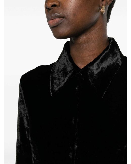 Jil Sander Black Capsule Shirt In Velvet