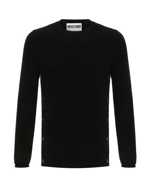 Moschino Black Sweater for men