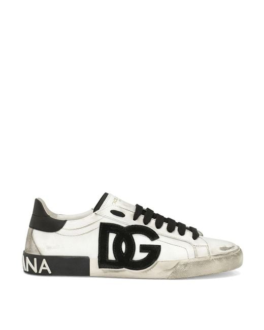 Dolce & Gabbana White Classic Lace-Up Sneakers For for men