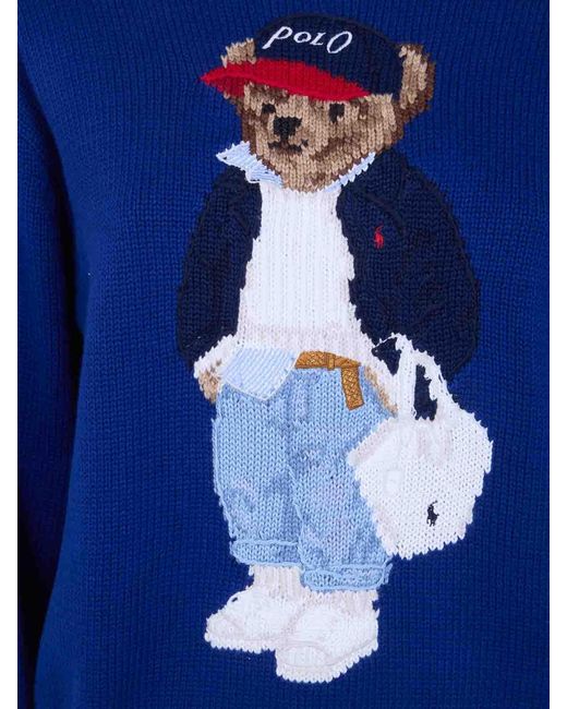 Polo Ralph Lauren Blue Bear Pullover