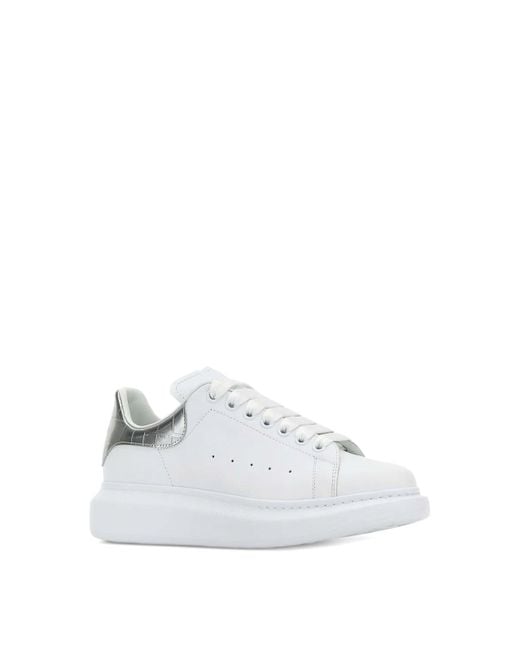 McQueen White Oversized Sneaker