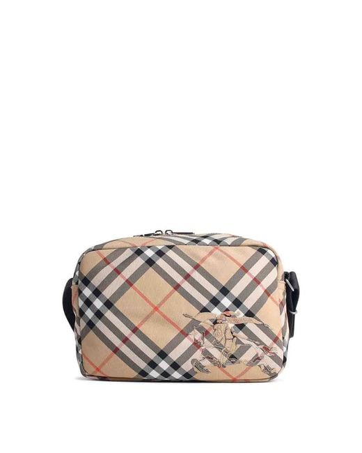 Burberry White Bag Check Bag for men