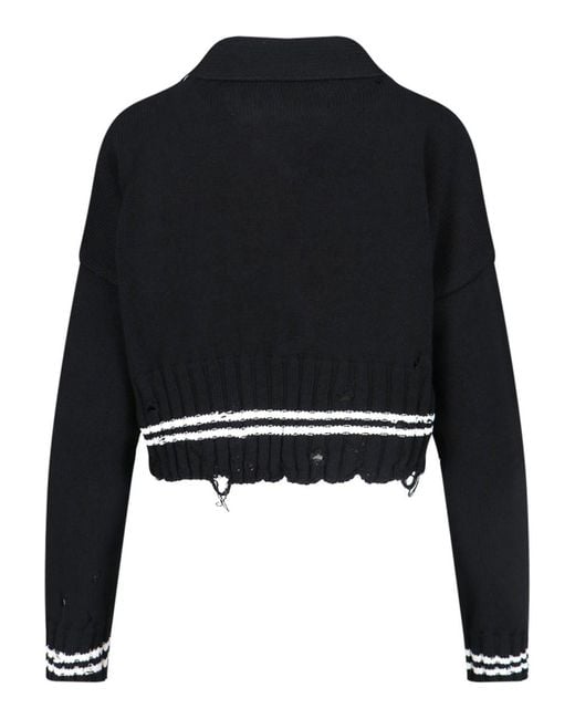 Marni Black Cardigan Scollo A V