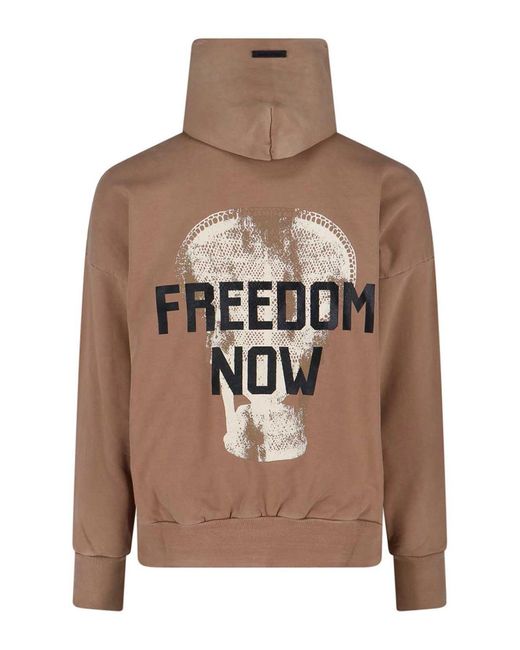 Fear Of God Brown Hoodie for men