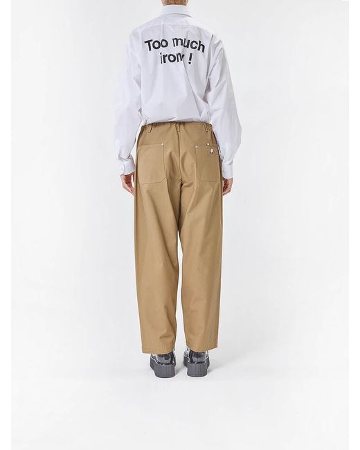 Moschino Natural Velvet Pants