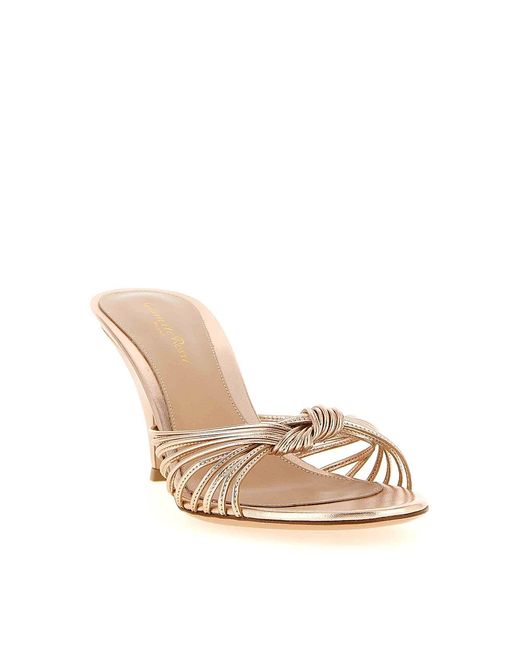 Gianvito Rossi Natural Mules