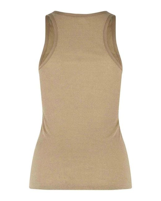 Isabel Marant Natural Helma Ribbed Tank