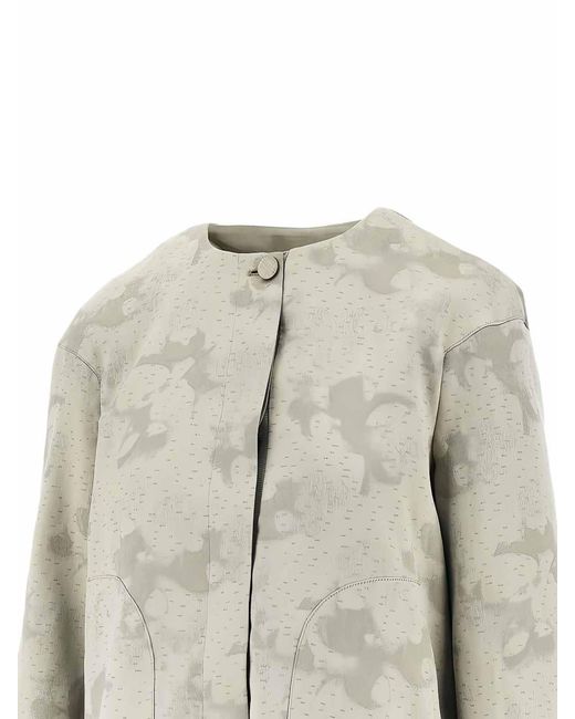 Emporio Armani Gray Crewneck Jacket