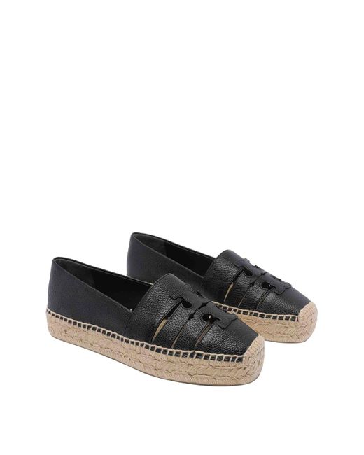 Tory Burch Gray Ines Multi Strap Platform Espadrilles