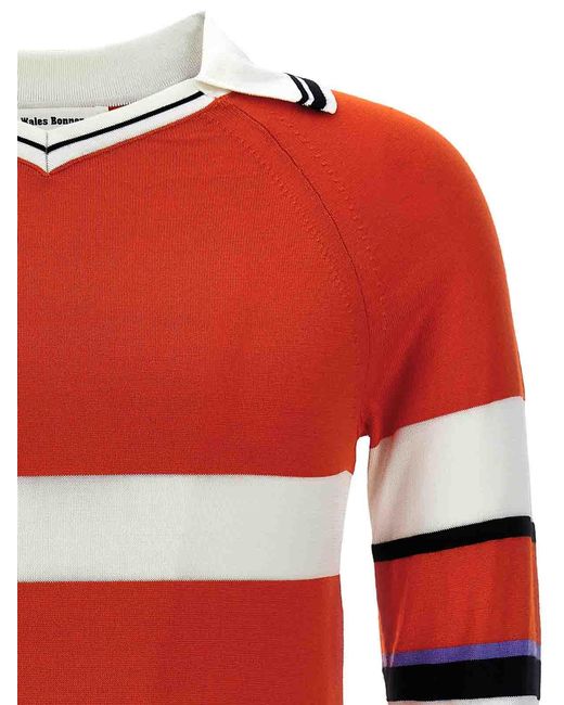 Wales Bonner Red Calm' Sweater for men