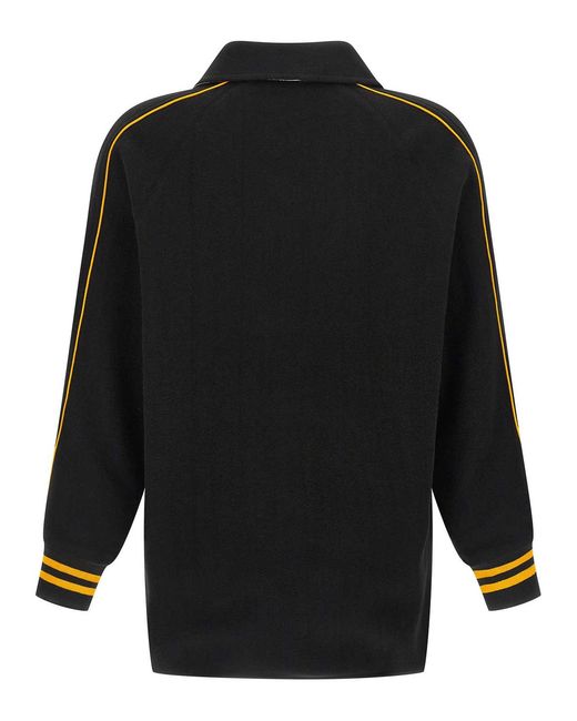 Bode Black 'Monogram Snap' Reversible Jacket for men