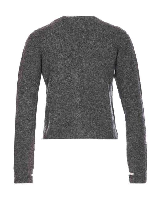Roberto Collina Gray Cashmere Cardigan