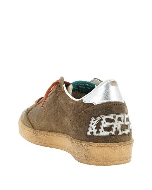 Golden Goose Deluxe Brand Brown 'Ball Star' Sneakers for men