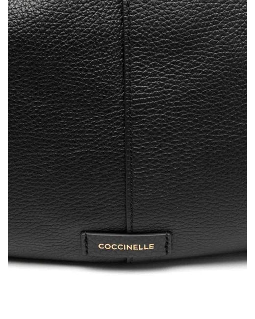 Coccinelle Black Handbag Grained Leather