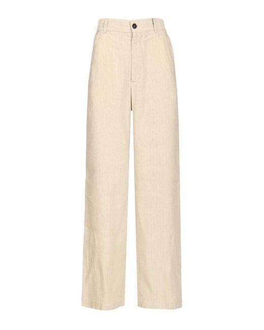 Barena Natural Ida Tendon Trousers
