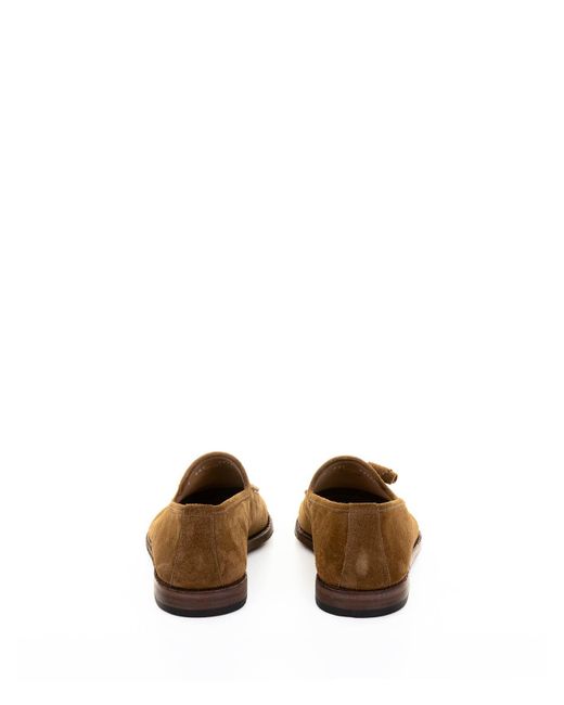 Neil Barrett Brown Suede Moccasin With Nappine for men