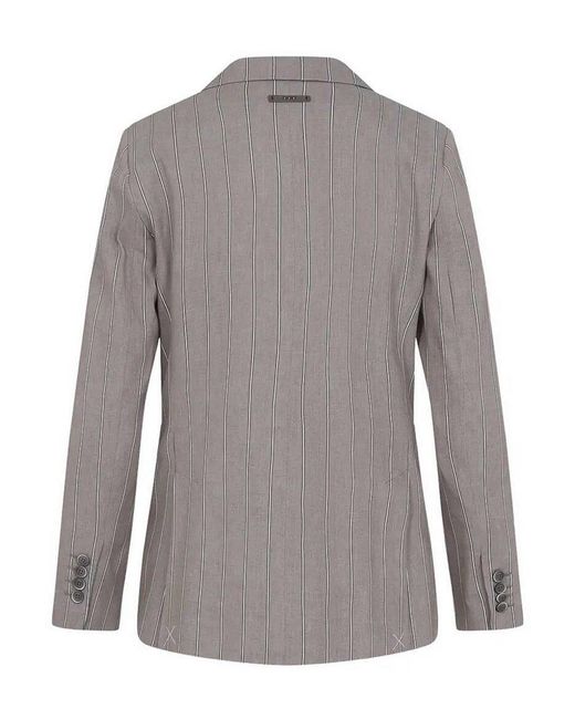 Peserico Gray Linen Jacket