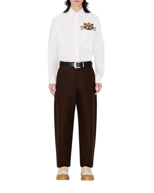 KENZO White Chemise Ml for men