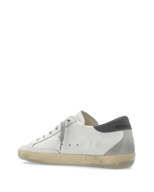 Golden Goose Deluxe Brand White Super-Star Leather Sneakers