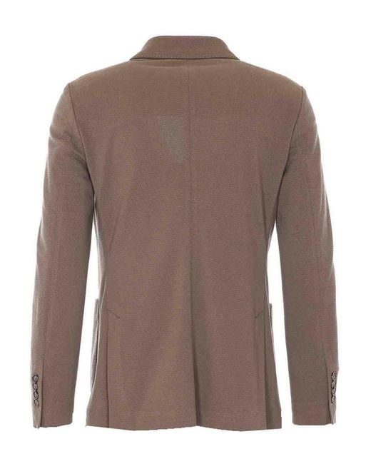 Circolo 1901 Brown Double Breasted Jacket for men