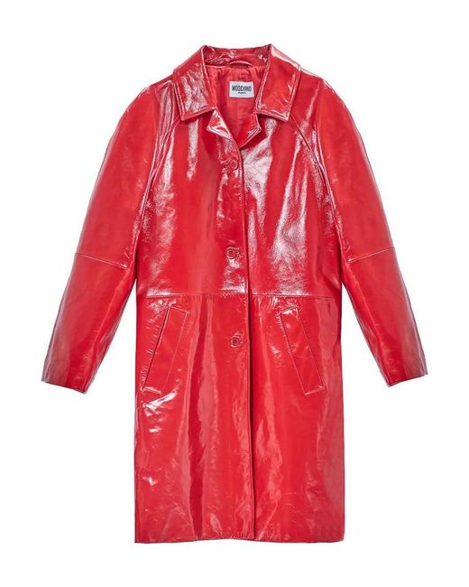 Moschino Red Long Jacket