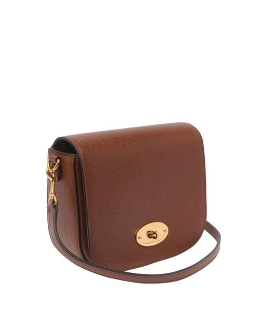Mulberry Brown Small Darley Satchel Bag