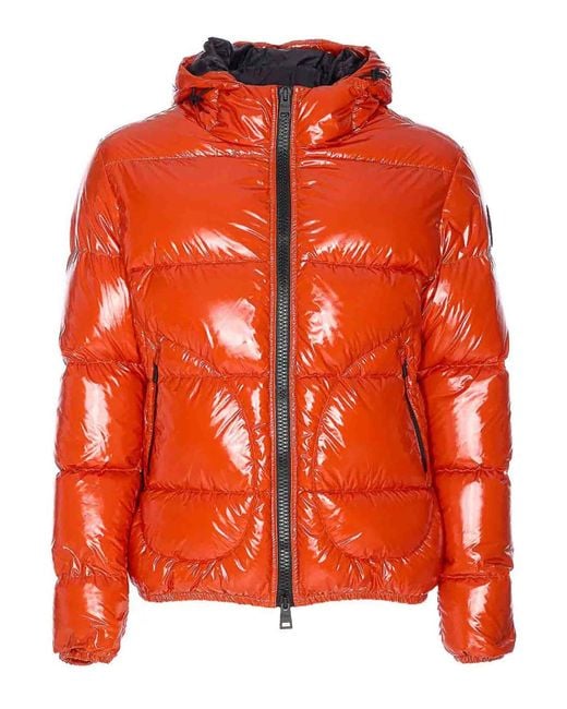 Herno Orange Gloss Bomber for men
