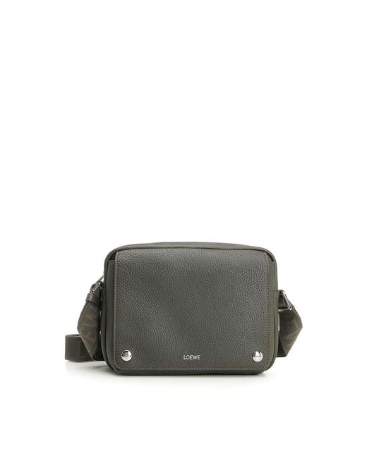 Loewe Gray Medium Messenger Bag for men