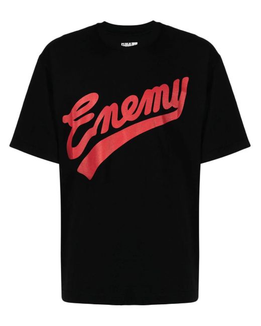 Neighborhood Black X Public Enemy Logo-print Cotton T-shirt for men
