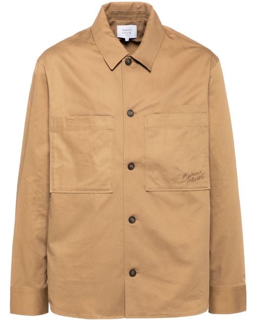 Maison Kitsuné Natural Cotton Shirt for men
