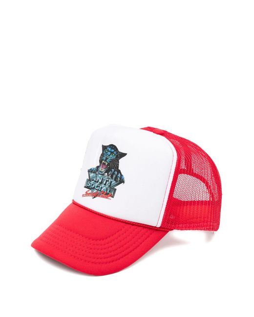 ANTI SOCIAL SOCIAL CLUB Pink Snow Cat Cap for men