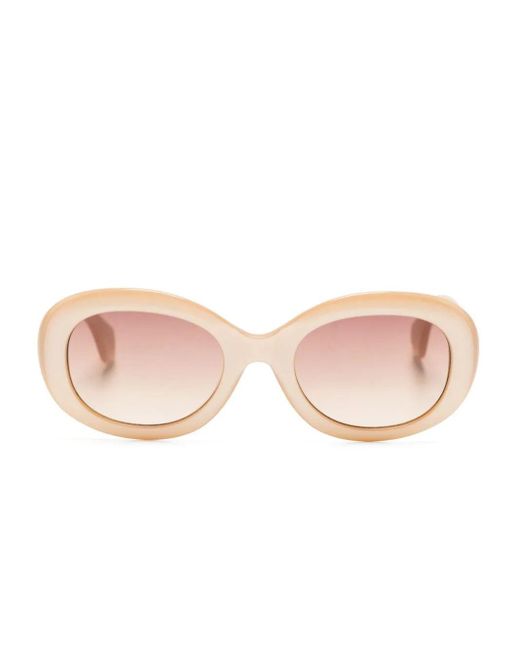 Vivienne Westwood Pink Vivienne Oval-Frame Sunglasses for men