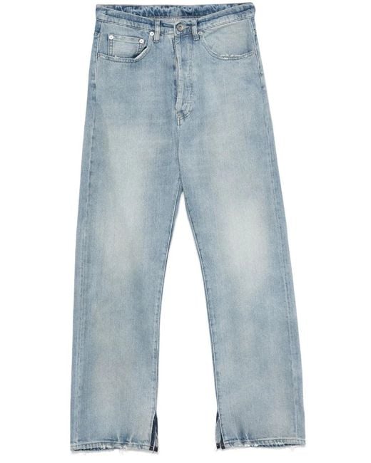 Maison Margiela Blue Five-Pocket Straight-Leg Jeans for men