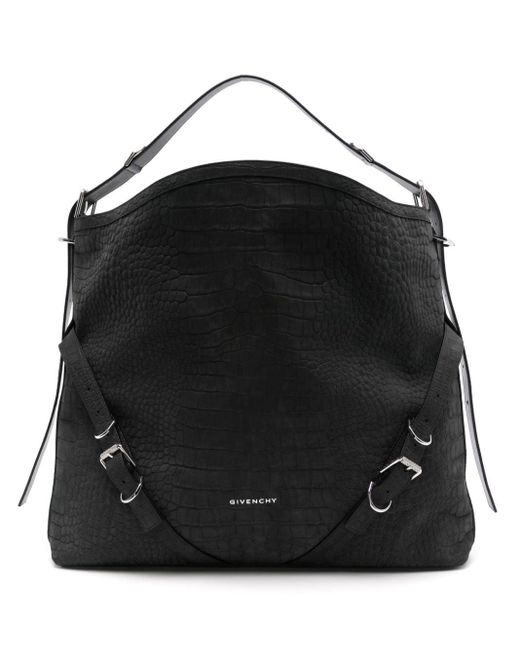 Givenchy Black Large Voyou Shoulder Bag for men
