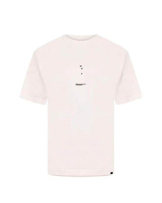 Massimo Osti Studio Gray Lettering-Detail T-Shirt for men
