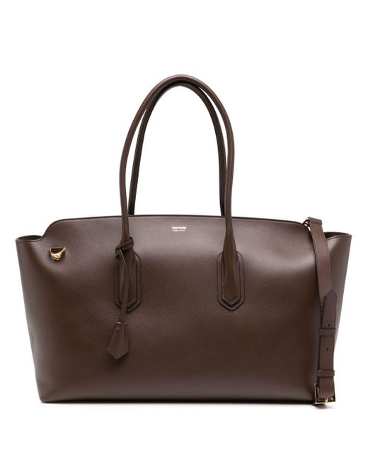 Tom Ford Alexander East West Tote Bag in Brown for Men | Lyst