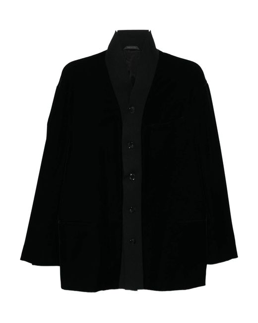 Giorgio Armani Black Single-Breasted Jacket for men