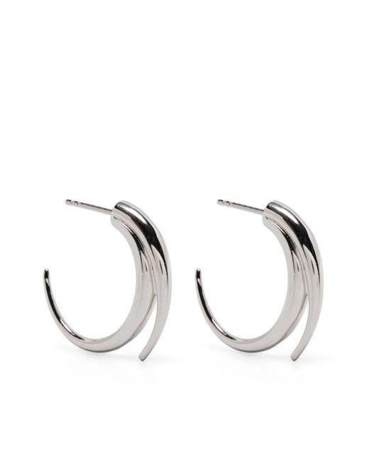 Panconesi Metallic Small Vortice Earrings for men