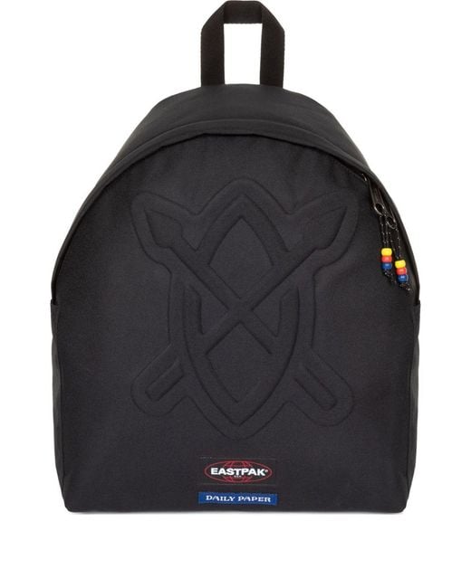 Eastpak Black Logo-Embossed Backpack for men