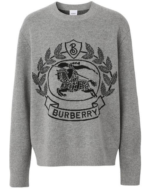 Burberry Gray Irving Sweatshirt for men
