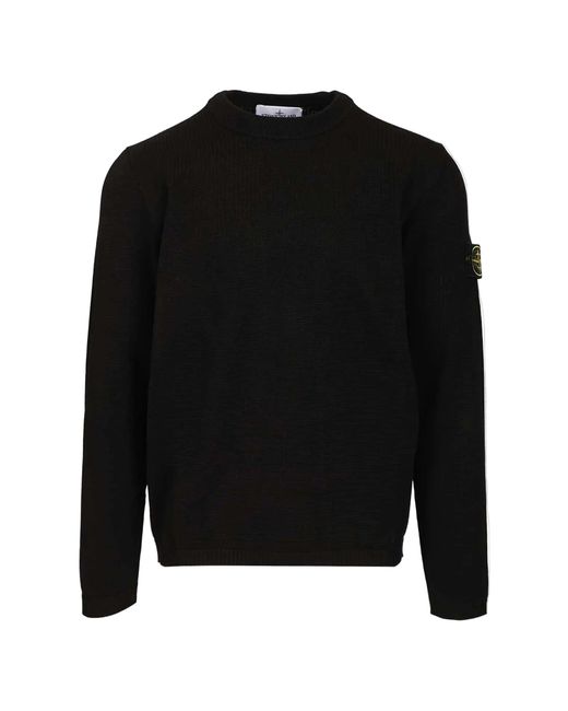 Stone Island Black 5100023 Micro-Stitch Soft-Organic Cotton for men