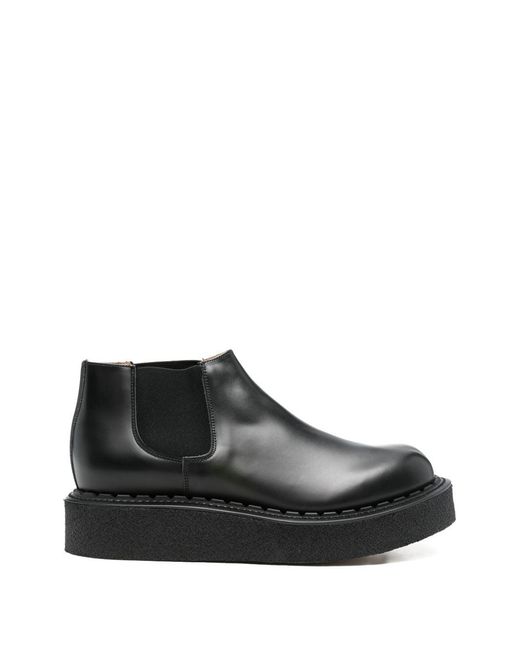 Comme des Garçons Black Platform Chelsea Boots for men