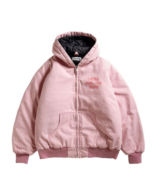 ANTI SOCIAL SOCIAL CLUB Pink Missing Work Hooded Jacket for men