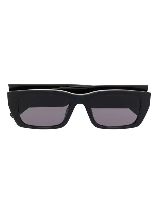 Palm Angels Black Palm Rectangle-Frame Sunglasses for men