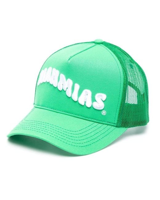 NAHMIAS Green Bubble Wave Logo Trucker Hat for men