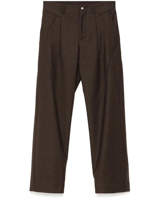 J.L-A.L Brown Spire Trousers for men
