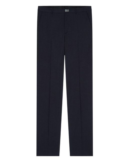 Givenchy Blue Virgin Wool Trousers for men
