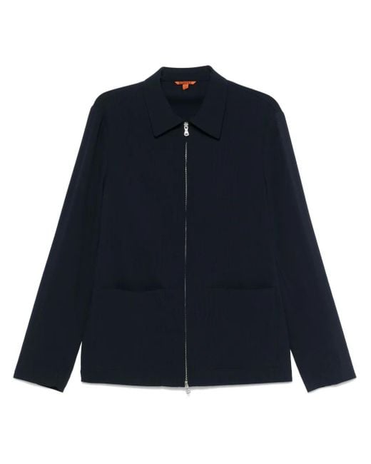 Barena Blue Ribbed Jacket for men